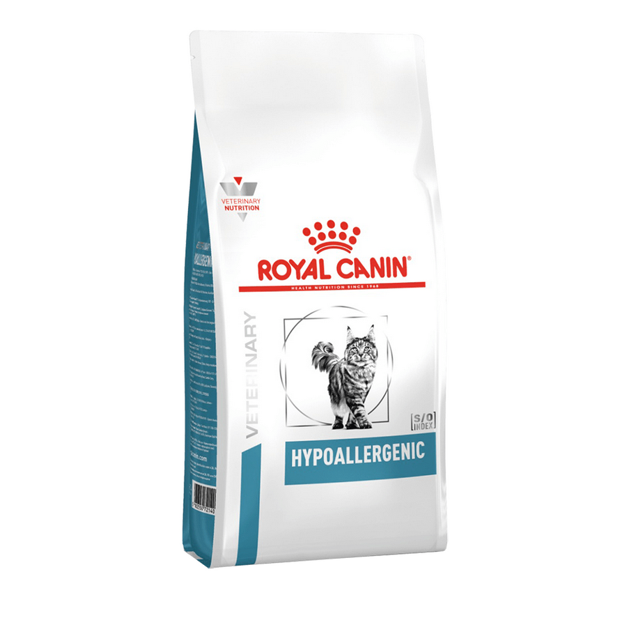 Ração Royal Canin Feline Veterinary Diet Hypoallergenic para Gatos com Alergia Alimentar 1,5Kg